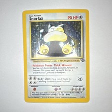 Wizards of the Coast Snorlax Jungle Holo Rare 11/64 90 HP EN 1999 Unlimited on eBay