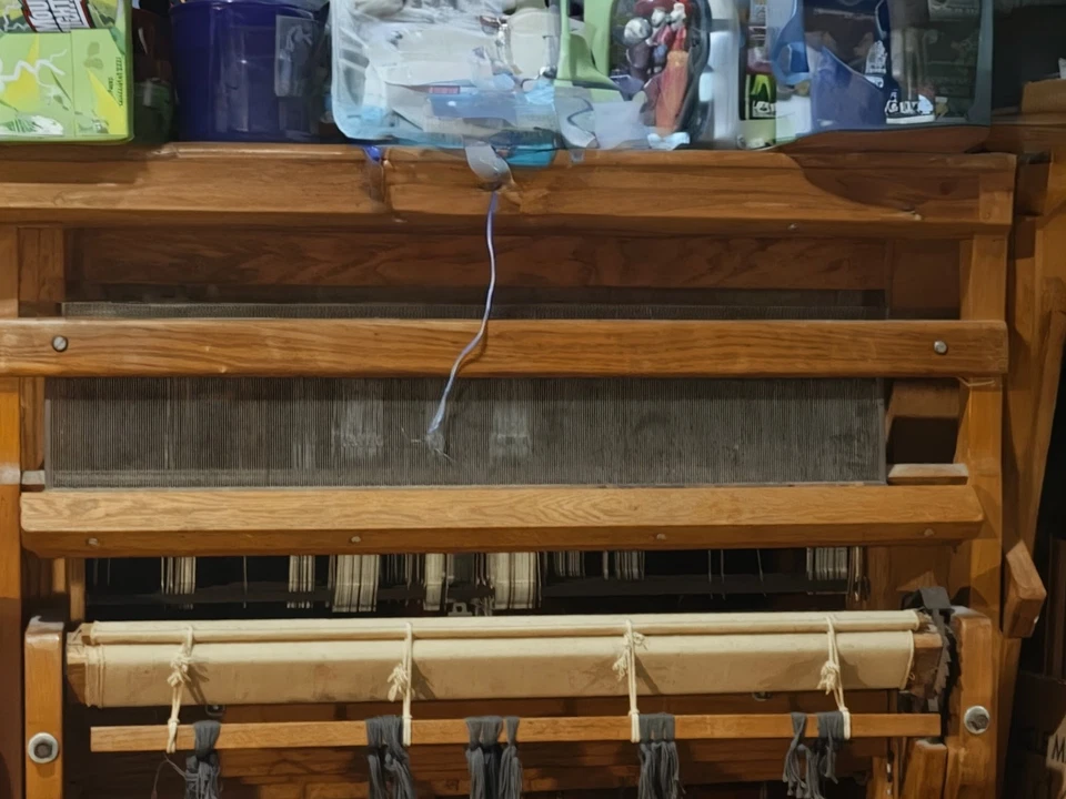 "Telar de tejido de piso grande 42""" Foto 2 de 2