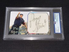 Payne Stewart Signed 3x5 Cut Custom Card PSA Slabbed 1999 US Open Champion Golf