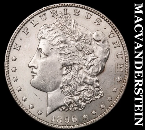 1896 Morgan Dollar- Choice Gem Brilliant Uncirculated Luster No Reserve #i7884