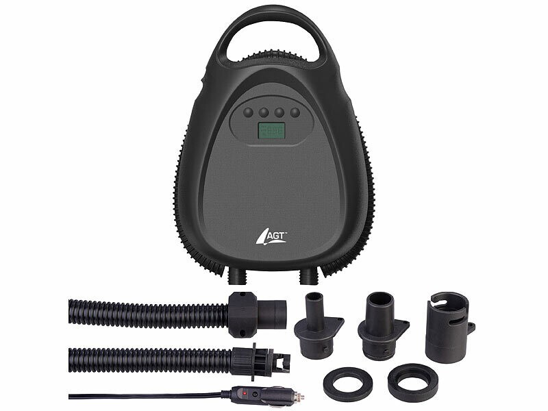 Pompe à air électrique 12V AGT gonfleur haute pression paddle et kayak