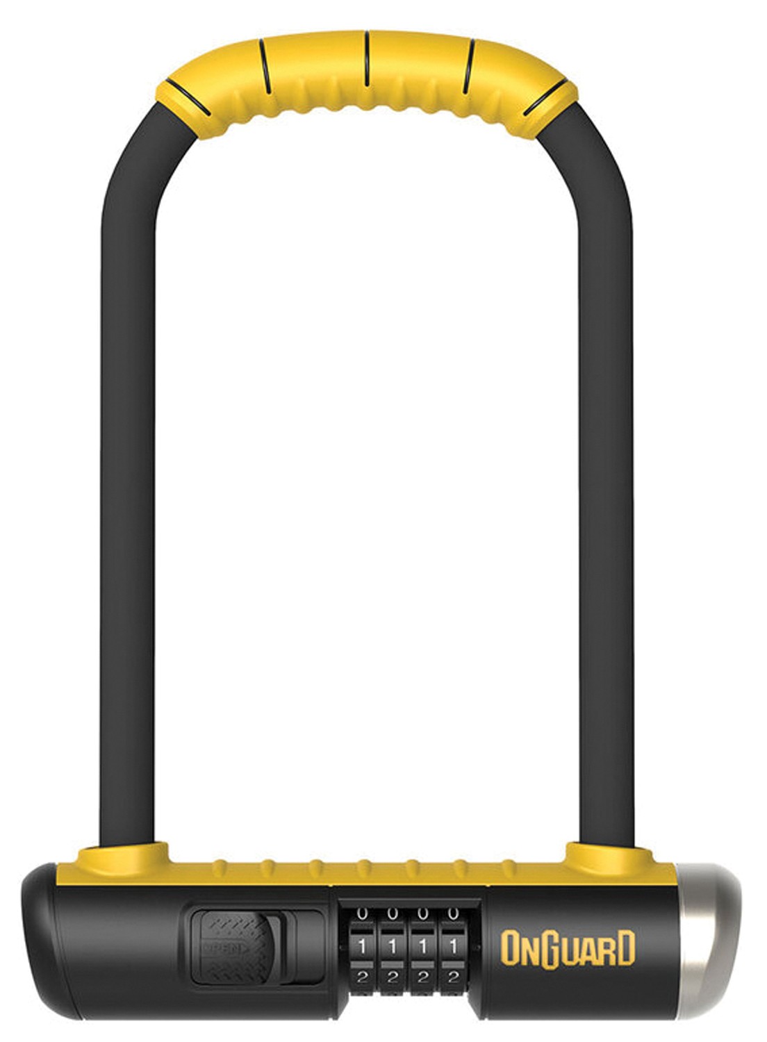 OnGuard Bulldog Series U-Lock 13mm Hardened Steel Bike Lock with Combination,