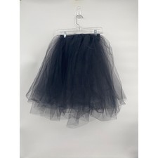 Balera Mesh Black Ballet Dance Skirt Childrens Size Medium Large Elastic Waist
