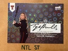 TAYLOR PANNELL 2026 Texas Tech Onit Black Softball SILVER Signatures AUTO # 8/9
