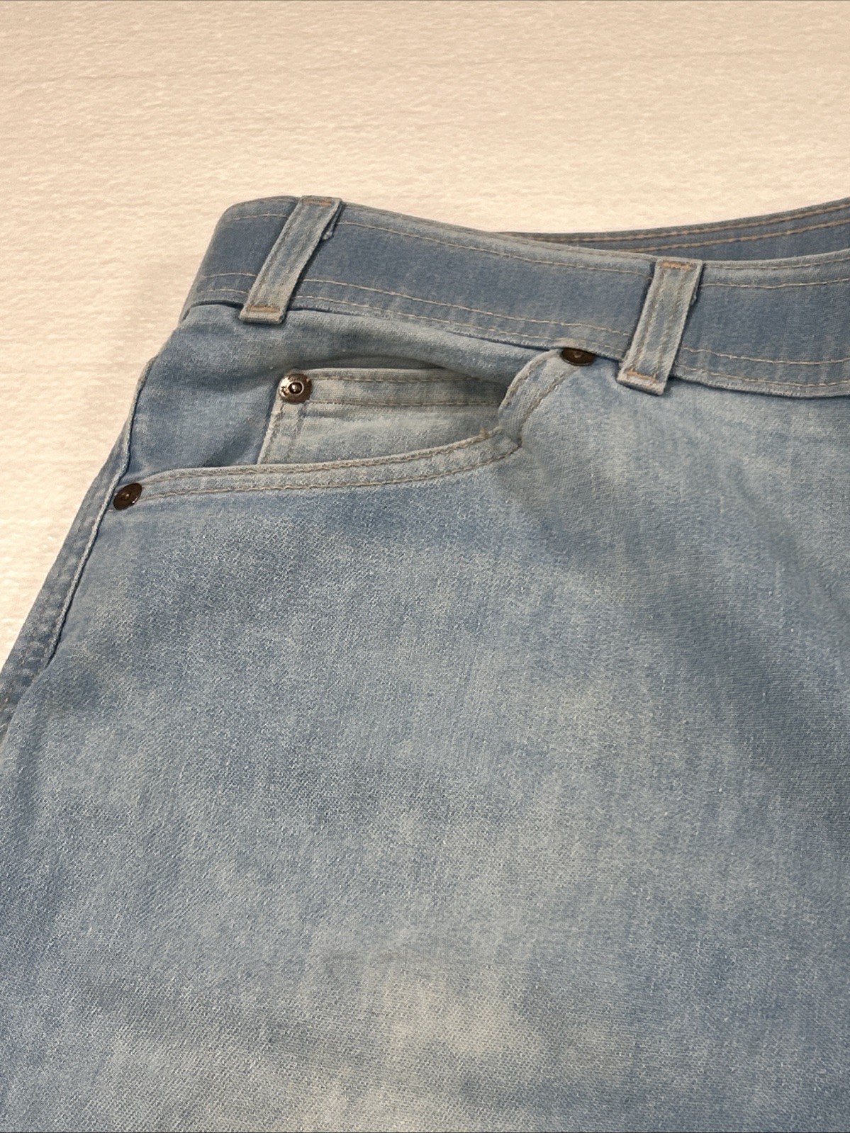 Levi's With A Skosh More Jeans Men 36 x 32 Denim Relaxed Fit Orange Tab Vintage thumbnail 4