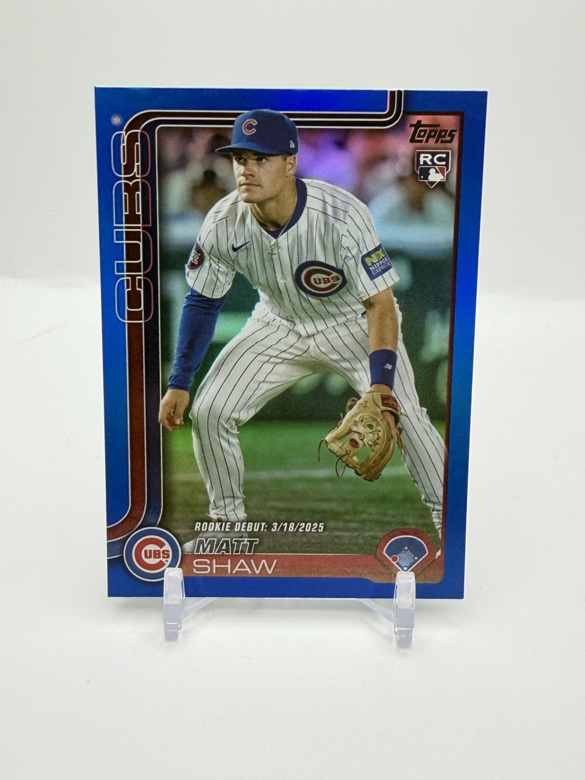 Matt Shaw 2025 Topps Update Rookie Blue Foil /150 RC #US345