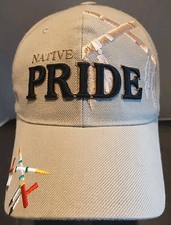 Native Pride Embroidery Hat Tan Native American Baseball Cap Adjustable