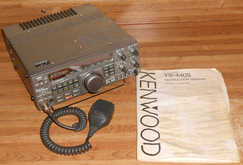 KENWOOD TS-440S 100W ALL MODE HF Ham Radio TRANSCEIVER W/MANUAL! NICE & WORKS