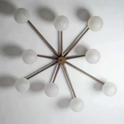 Mid Century Modern ceiling chandelier Stella Ceiling Light, circa 1960