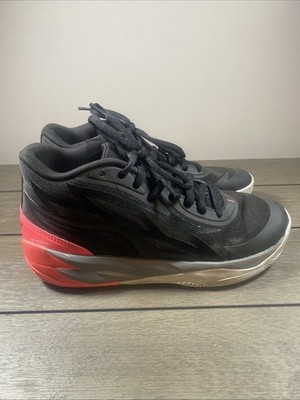 Puma LaMelo Ball MB.02 Flare Black And Red Basketball Shoes 