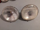 Vintage GE Automobile Headlight Sealed Beam Units (2) 4001