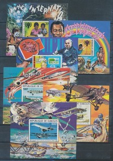 XE75082 Djibouti year of the child aviation airplanes sheets XXL MNH