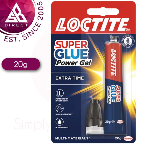 Loctite Sekundenkleber Power Gel 20G Allzweck Selbstklebend FüR Reparaturen-image