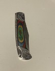 Damascus Folding Pocket Knife With Look Back Handle New Without Box — photo 4