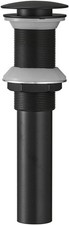 Bathroom Sink Drain Vessel Sink Pop Up Drain Without Overflow Black Commercia...