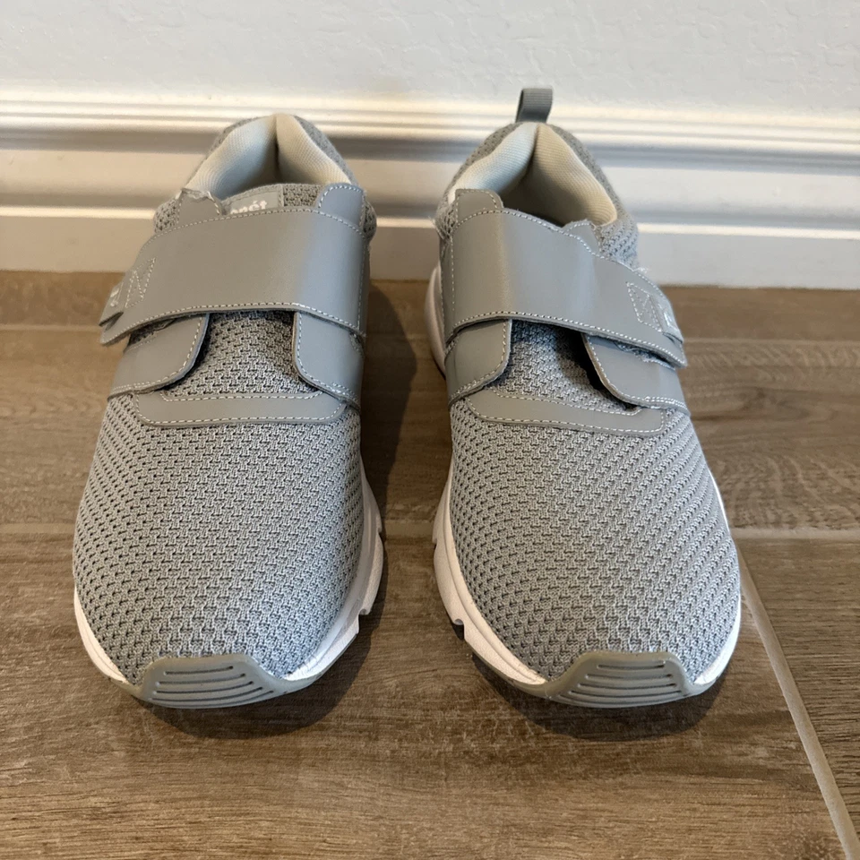 Propet Women's Gray Stability X WAA033M Hook And Loop Sneaker Shoes Size 12 X 2E - Image 2 of 4