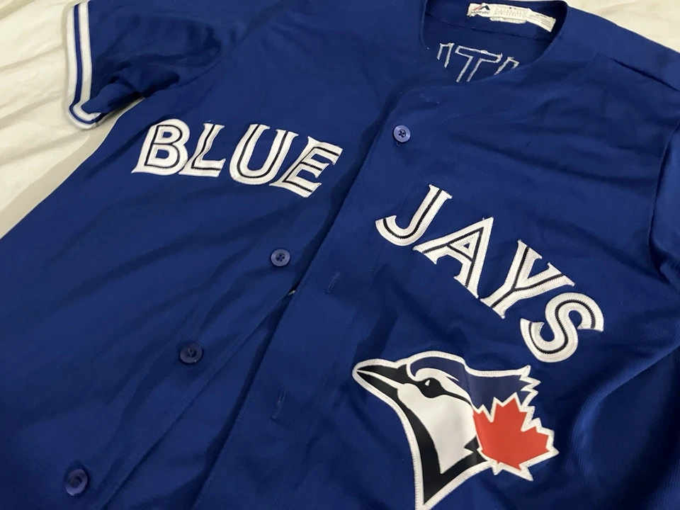 Majestic Men's Jose Bautista Royal Toronto Blue Jays Jersey Size M - Image 3 of 4