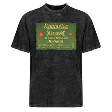 Remington Kleanbore 38 Super Automatic Vintage Ammo Box T-Shirt Mineral Wash