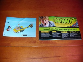 LEGO 4643 3181 CITY OWNERS INSTRUCTION BUILDING MANUAL BOOKS TRUCK TRACTOR