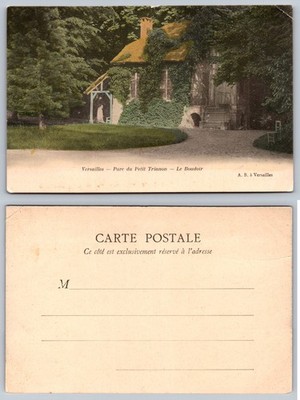 Versailles Parc Du Petit Trianon Le Boudoir Postcard