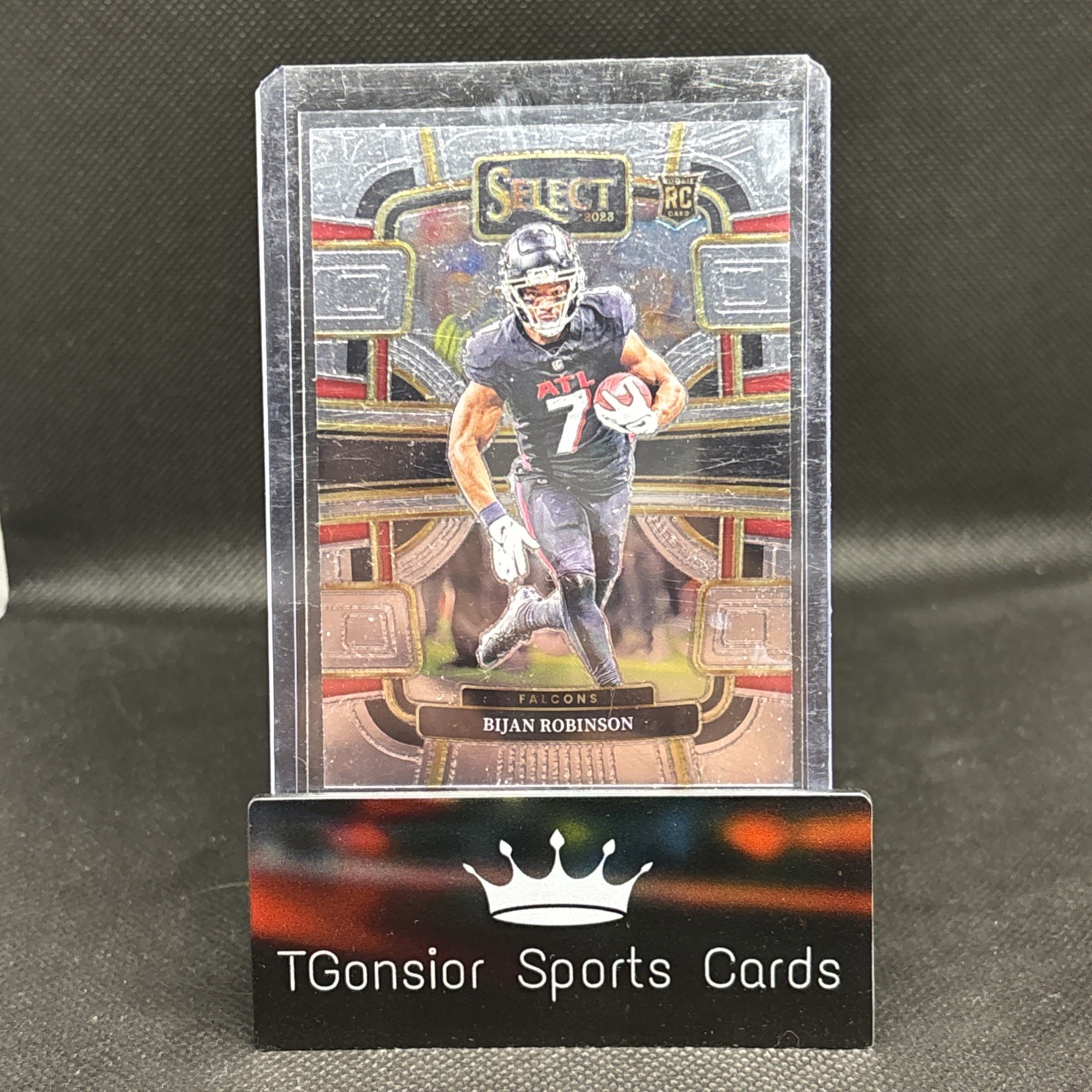 2023 Select * Atlanta Falcons * Bijan Robinson *  Concourse Silver Prizm #4 RC