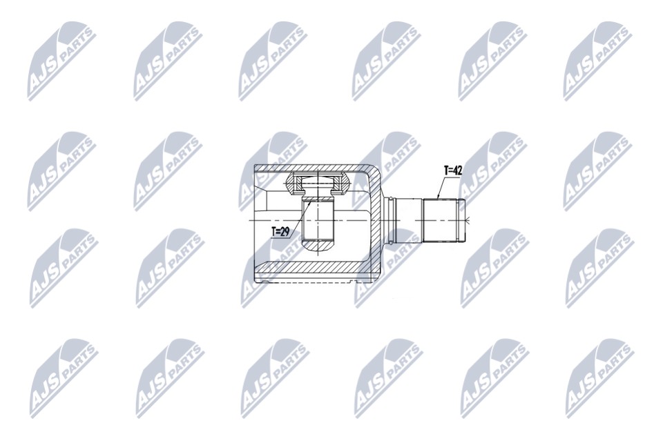 JOINT KIT DRIVE SHAFT NPW-VW-090 FOR MAN TGE/Bus/Platform/Chassis/Van 2.0L 4cyl - Image 6