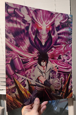 Naruto: Itachi Uchiha, Sasuke Uchiha, Susanoo, Madara Uchiha 3D Lenticular Poste