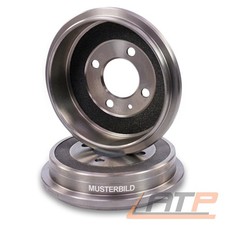 2x BREMSTROMMEL BREMSTROMMELN HINTEN LINKS RECHTS FÜR AUDI 100 C2 43 1.9 2.1