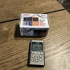 BTECH MPR-AF1 AM FM Personal Radio, Clock - No Earbuds