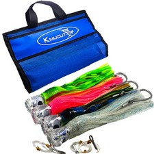4 pcs 11 inch Marlin Tuna Dolphin Sailfish Shark trolling Lure Big Game Fishi...