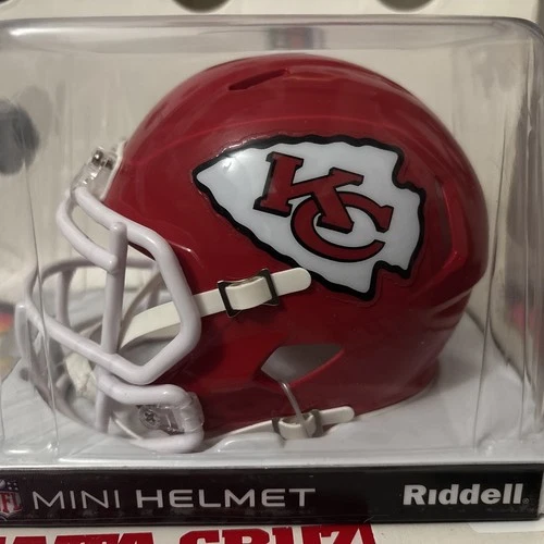 KANSAS CITY CHIEFS - CHRISTIAN OKOYE SIGNED Mini Helmet - JSA Certified & Case!