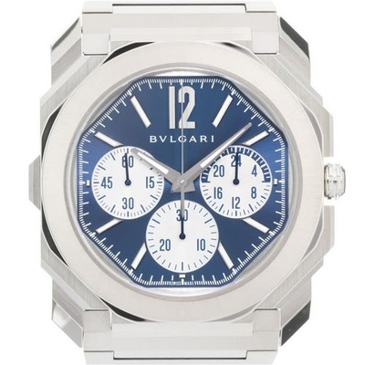 BVLGARI Octo Finissimo Chronograph GMT 103467 Warranty 2021 Box/Paper