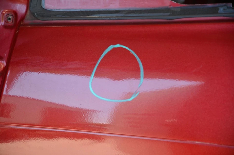 Красная левая задняя четверть панели в сборе для Nissan 240SX S13 91-93 годов выпуска - Изображение 2 из 4