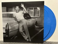 JACK ANTONOFF SIGNED BLEACHERS SELF TITLED 2 LP INDIE EXCL BLUE VINYL +RECEIPT