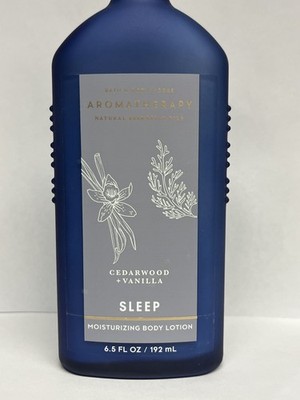 Bath & Body Works Aromatherapy SLEEP CEDARWOOD VANILLA Lotion 6.5 oz.