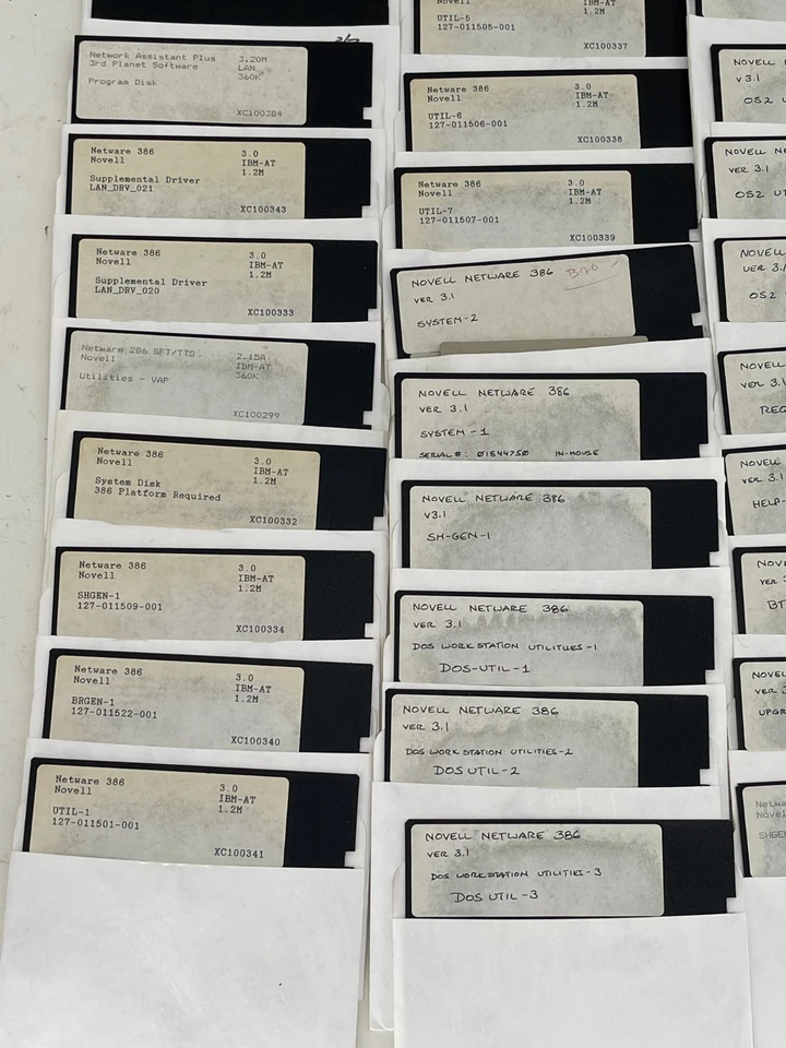 Lote de 70 disquetes vintage de 5,25 pulgadas - marcas mixtas - tal cual / sin probar #18 Foto 3 de 4