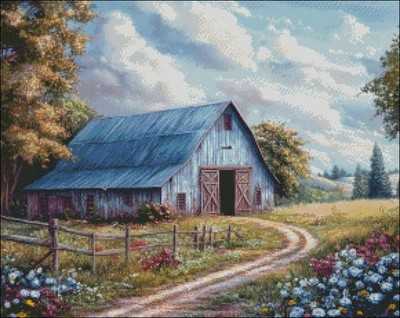 Abandoned Barn - Counted Cross Stitch Kits Needlework Embroidery DIY