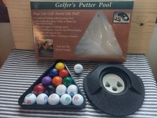 Vintage Golfer's Putter Pool-Plays Like Golf-Shoots Like Pool By Club Champ