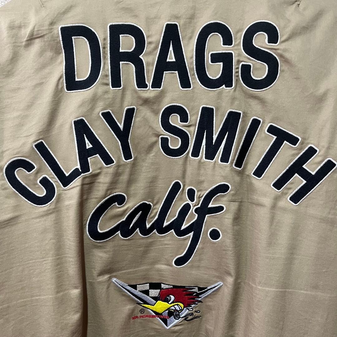 CLAY SMITH CAMS Patch Flight Jacket Beige LLW Siz… - image 10