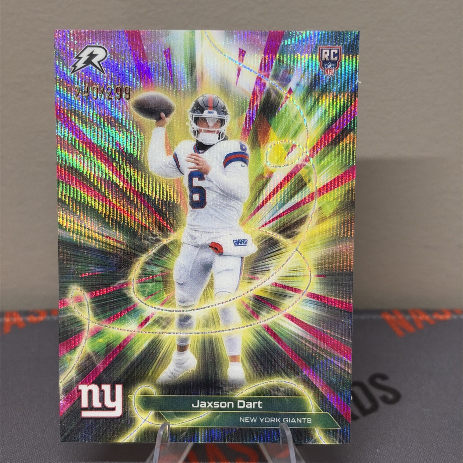 Jaxson Dart 2025 Topps Resurgence Conductors #C13 Power Surge Pink