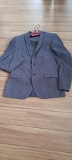 Next regular mens dark grey suit. Jacket 44L. Trousers 38L.