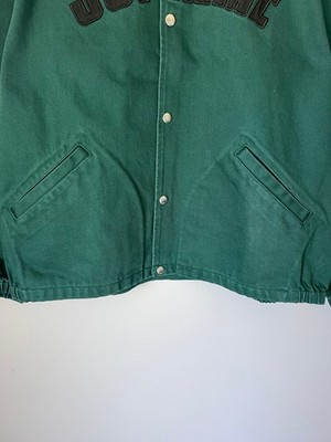 Supreme Arc Logo Coaches Jacket - Size Large - Green Denim - NEW