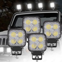 4Er 12W Led Arbeitsscheinwerfer Auto Suv Lkw 12/24V Lichtbalken Offroad Lightbar