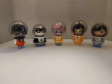 Ryan's World Toy 3" Figures Lot of 5 Astronaut