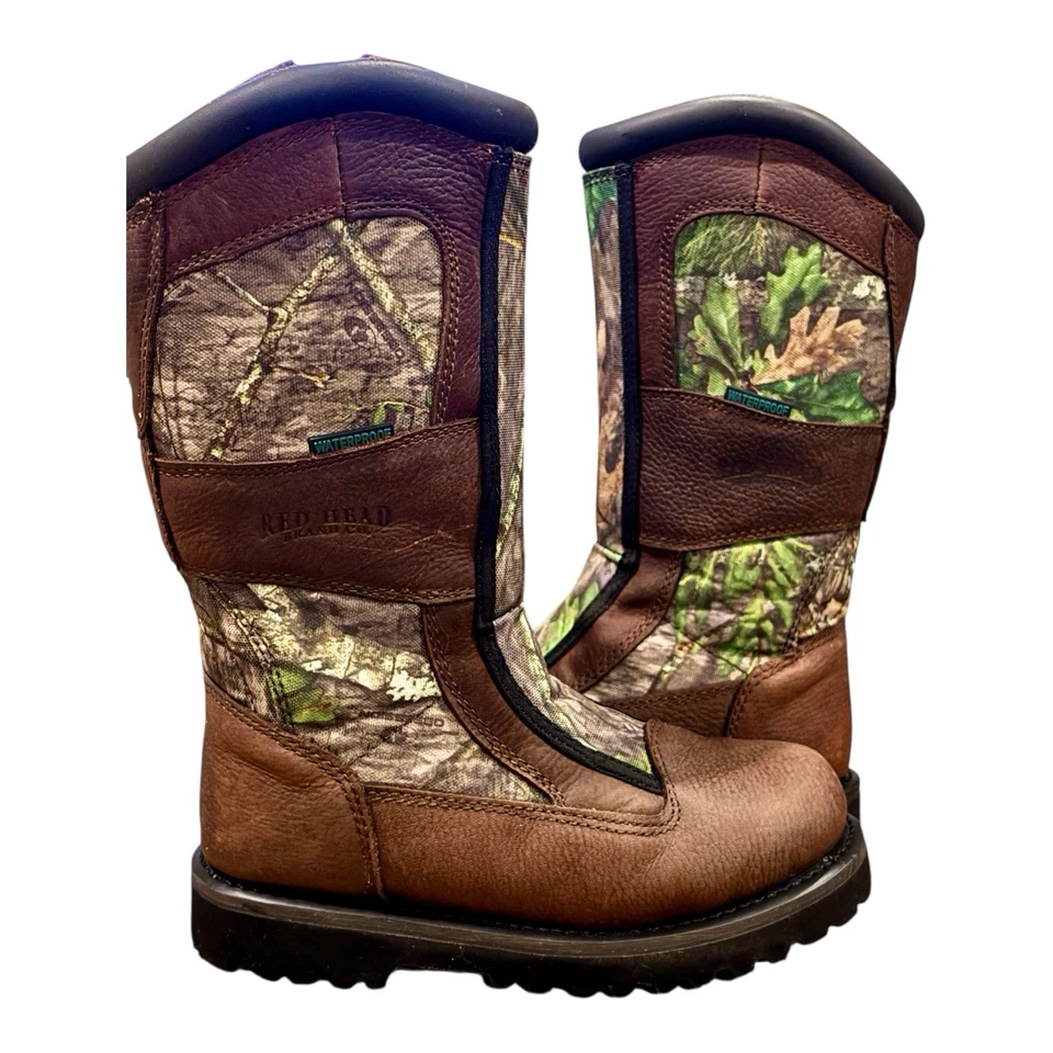 Red Head Bayou II Snake Waterproof Camo Hunting Boots Men’s 5M / Women’s 6.5 7 M - Image 2 of 4
