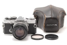   EXC   MeterWorks  Olympus OM2 SLR 35mm Film Camera Black 50mm f/1.4 Lens