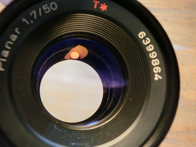 Contax Carl Zeiss Planar 50mm f/1.7 AEJ T* Y/C Mount Vintage Prime