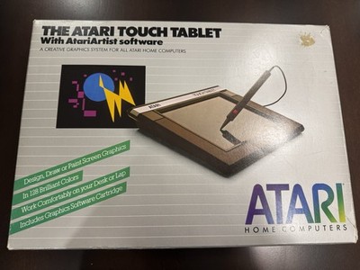 Atari Touch Tablet CX77 400 800 XL XEGS - Complete In Box - CIB - Tested / Works