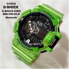 G-SHOCK G'MIX Bluetooth GBA-400-3BJF Neon Green Discontinued From Japan