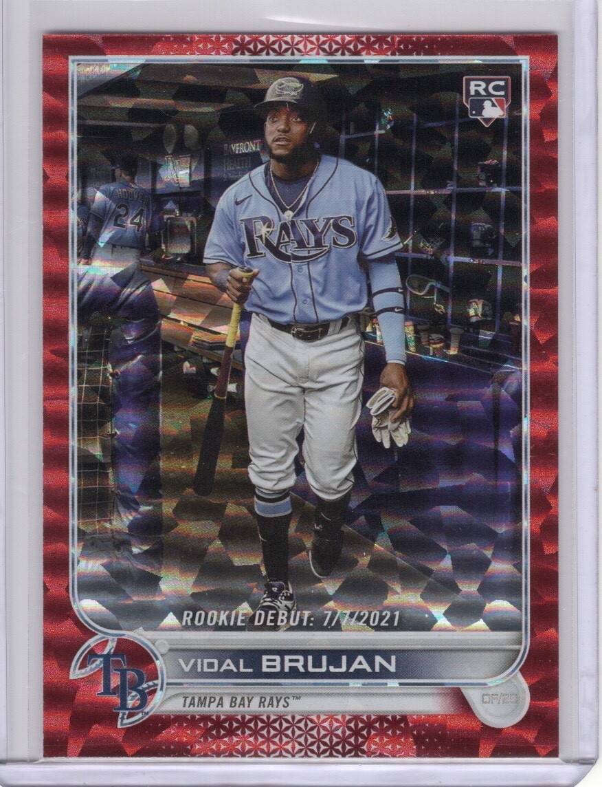 Vidal Brujan 2022 Topps Update RED FOIL RC Parallel 154/199 Rookie Card #US8